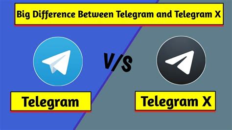 telegram vs telegram x difference